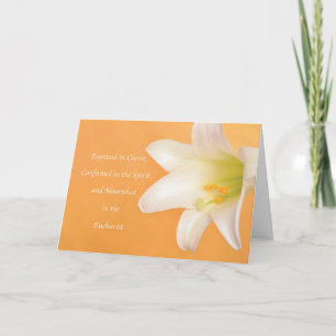 Feiern der Taufkommunion der RCIA Karte