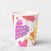 Feiern der Wasserhärten der Liebe Pappbecher (Links)