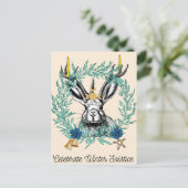 Feiern der Wintersonnenwende Postkarte (Stehend Vorderseite)