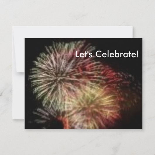 Feiern des 4. einladung (Vorderseite)