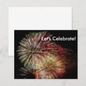 Feiern des 4. einladung (Vorne/Hinten)