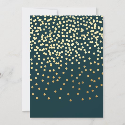 Feiern des 50. blauen Goldschaumweins Einladung (Rückseite)