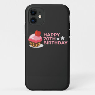 Feiern des 70. Geburtstags mit Kuchen Case-Mate iPhone Hülle