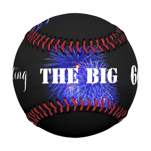 Feiern des BIG (jedes Alter) & (Name beliebig) - Baseball (Vorderseite)