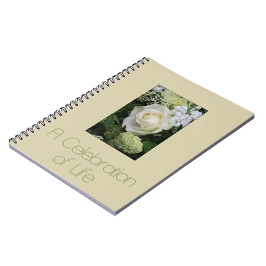 Feiern des Gästebuches Notizblock (Linke Seite)