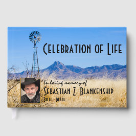 Feiern des Gedenkens an das Windmühle-Foto Gästebuch