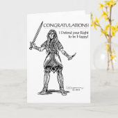 Feiern des Glückes Karte (Gelbe Blume)