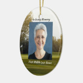 Feiern des Golfkurses von Life Keepake Keramik Ornament (Links)