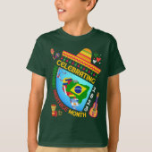Feiern des HISPANISCHEN ERBES MONAT UNISEX Kids T-Shirt (Vorderseite)