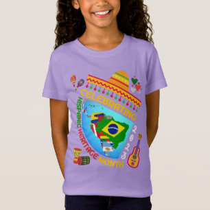 Feiern des HISPANISCHEN ERBES MONAT UNISEX Kids T-Shirt