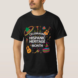 Feiern des hispanischen Kulturerbes Monat - farben T-Shirt