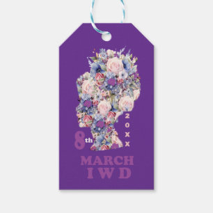 Feiern des Internationalen Frauentags 2025 Stärkun Geschenkanhänger