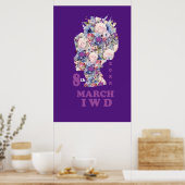 Feiern des Internationalen Frauentags 2025 Stärkun Poster (Küche)