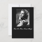 Feiern des Lebens. Beerdigung Einladung. RSVP Karte (Rückseite)