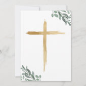 Feiern des Lebens Einfache moderne Einladung (Rückseite)