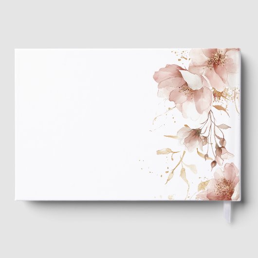 "Feiern des Lebens" Elegante Beerdigung durch die Gästebuch (Rückseite)