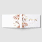 "Feiern des Lebens" Elegante Beerdigung durch die Gästebuch (Voll)