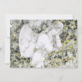 Feiern des Lebens - Engel im Garten Einladung (Vorderseite)