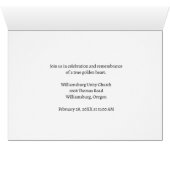 Feiern des Lebens Goldenes Herz und Zinnen (Innenansicht Horizontal (Unten))