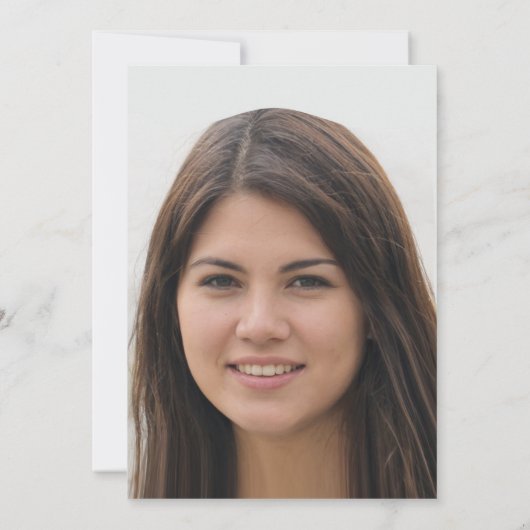 Feiern des Lebens - Herz und Flügel Einladung (Rückseite)