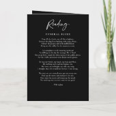 Feiern des Lebens Moderne 8-Foto Collage Elegant Programm (Rückseite)