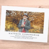 Feiern des Lebens Modernes Elegantes Foto Einladung