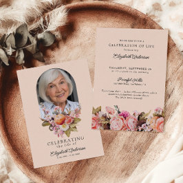 Feiern des Lebens Rosen & Peonies, Blüten Einladung