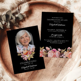 Feiern des Lebens Rosen & Peonies, Blüten Einladung