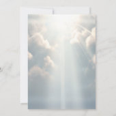 Feiern des Lebens - ruhige Gewässer Einladung (Rückseite)