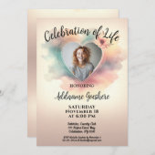 Feiern des Lebens - ruhige See Einladung (Vorne/Hinten)