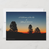 Feiern des Lebens, Sierra Sunrise, Berge Einladung (Vorderseite)