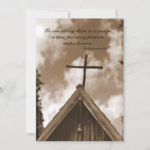 Feiern des Lebens, Zitate von Schriften, Einladung (Vorderseite)