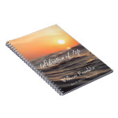 Feiern des "Life Ocean Sunset Sea Guest Book" Notizblock (Rechte Seite)