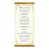 Feiern des Life-Programms mit Foto Blue Werbekarte (Hinten)