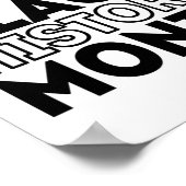 Feiern des Monats der Black History Poster (Ecke)