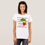Feiern des Monats der schwarzen Geschichte , afrik T-Shirt (Vorne ganz)
