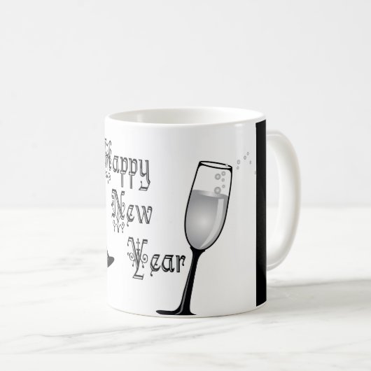 Feiern des neuen Jahres 2018 Kaffeetasse (VorderseiteRechts)