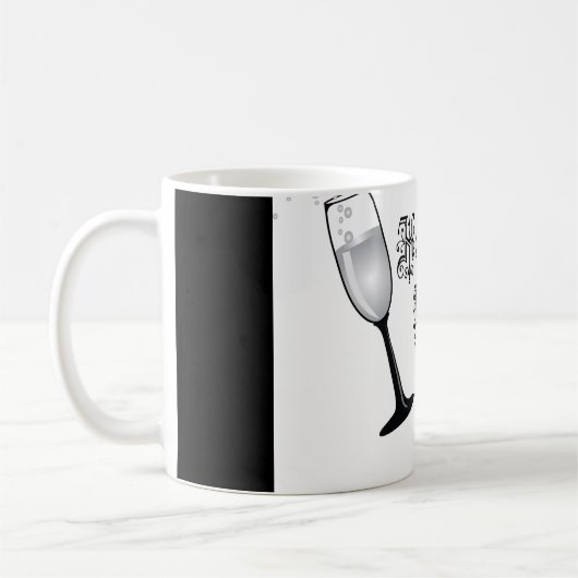 Feiern des neuen Jahres 2018 Kaffeetasse (Links)