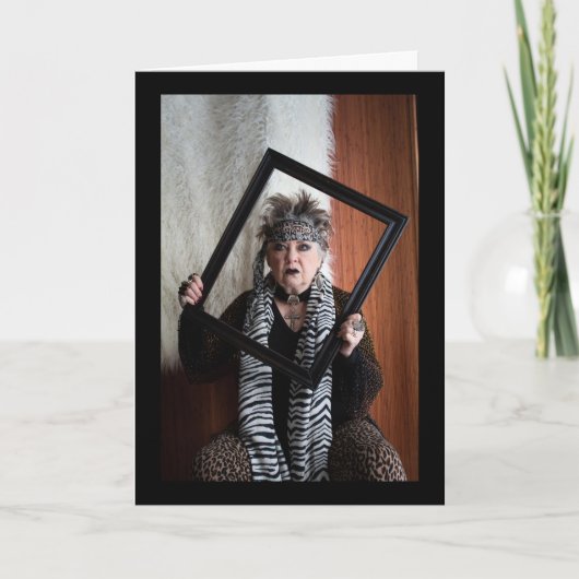 Feiern des Neujahrs oder Überleben dieses Jahres C Karte (Vorderseite)