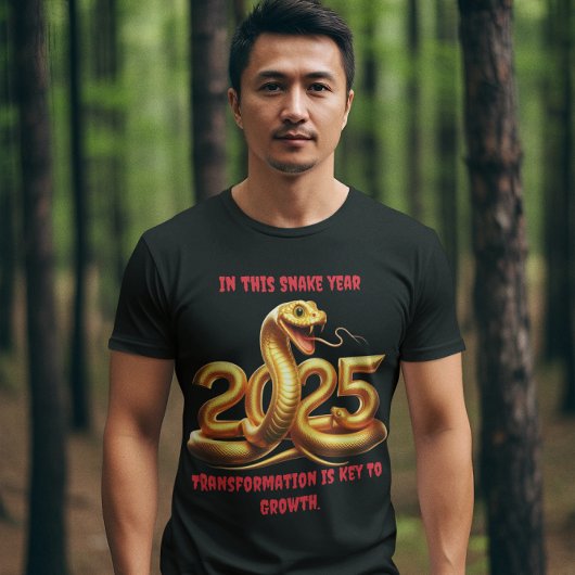 Feiern des pulsierenden Jahres der Schlange 2025 T-Shirt
