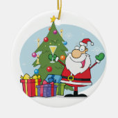 Feiern des Santa Holiday Keepake Ornament (Vorne)