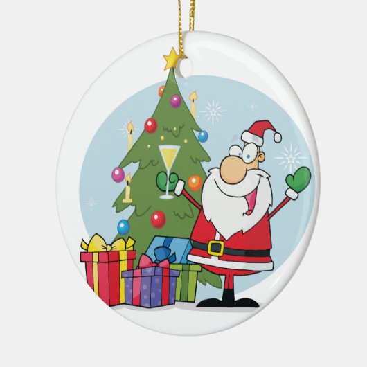 Feiern des Santa Holiday Keepake Ornament (Links)