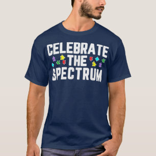 Feiern des Spektrums NeuroVielfalt Autismus ADHD T-Shirt