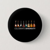 feiern Diversity Gitarre könnte ich aussehen, als  Button (Vorderseite)