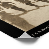 Feiern einer Etappe des Eisenbahntodholzes SD 1888 Poster (Ecke)