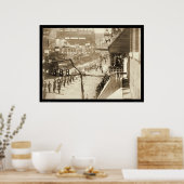 Feiern einer Etappe des Eisenbahntodholzes SD 1888 Poster (Küche)