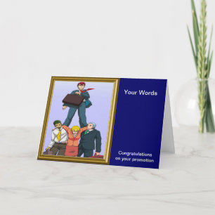 Feiern einer Werbeaktion Karte