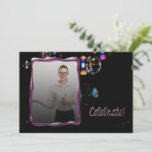 Feiern einer Werbeaktion oder eines Ereignisses Einladung (Stehend Vorderseite)