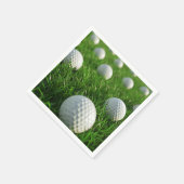 Feiern eines Golfer's Dream zum Geburtstag Serviette (Ecke)