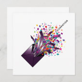 Feiern Einladung (Vorne/Hinten)